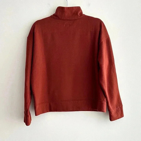 A New Day Quarter Zip Jacket, Brown/Copper, Size Medium - Picture 14 of 16